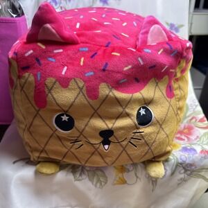 Moosh Moosh Ice Cream Cone Cat Pillow